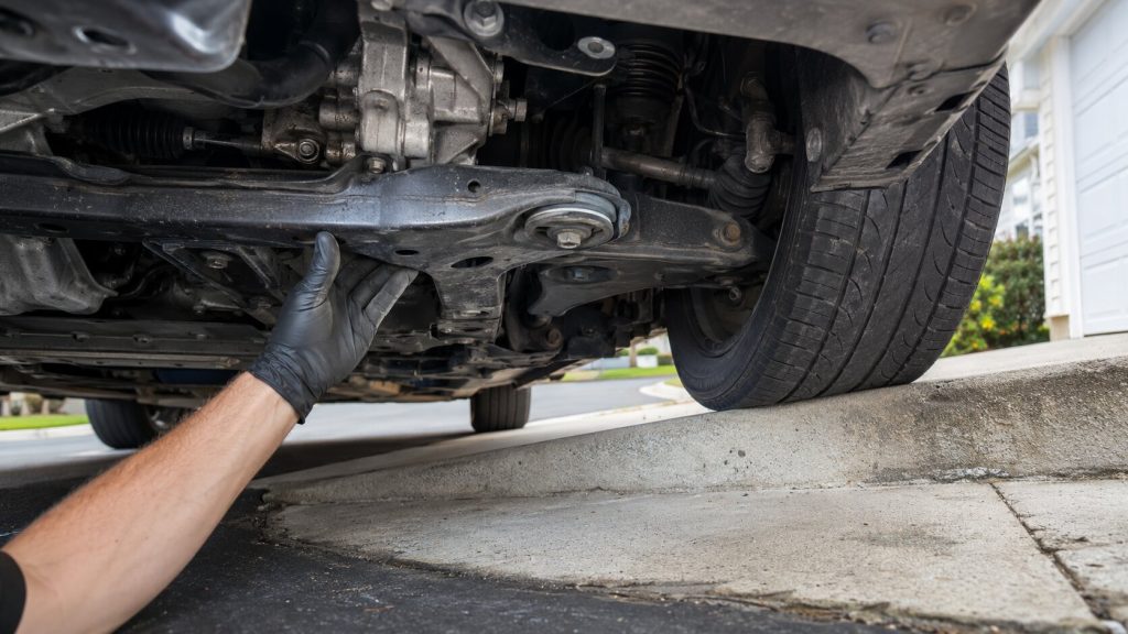 subframe stress driveway inspection
